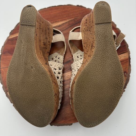 Jelly Pop Womens Adelie Wedge Sandals Size 8. Boho Cottagecore Peasant - Picture 9 of 10